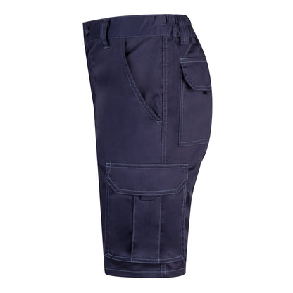 VL HEBE promotional sports garment in blue (detail view) with custom logo branding