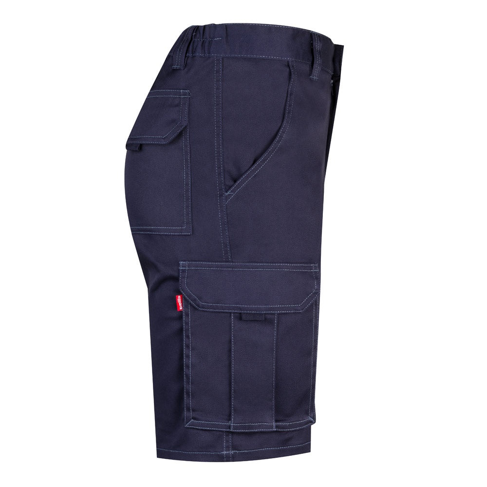 VL HEBE promotional sports garment in blue (detail view) with custom logo branding