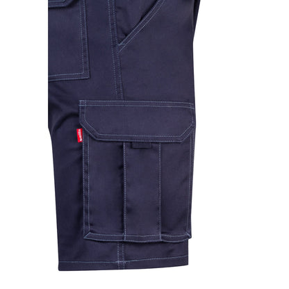 VL HEBE promotional sports garment in blue (detail view) with custom logo branding