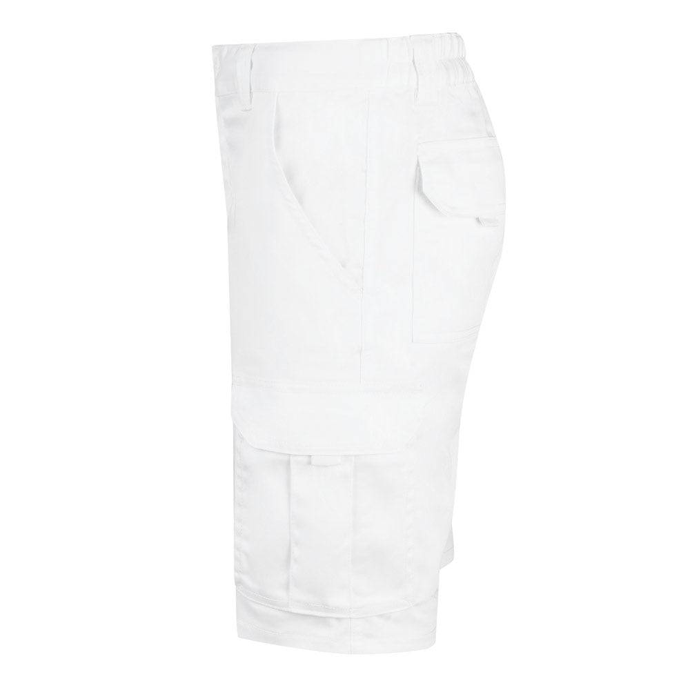 VL HEBE promotional sports garment in white (detail view) with custom logo branding