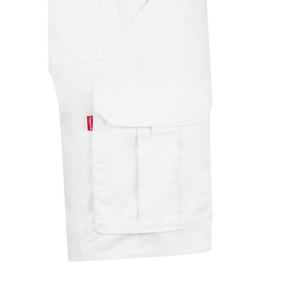 VL HEBE promotional sports garment in white (detail view) with custom logo branding