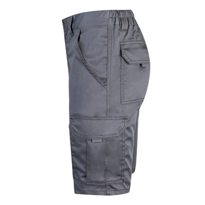 VL HEBE promotional sports garment in grey (detail view) with custom logo branding