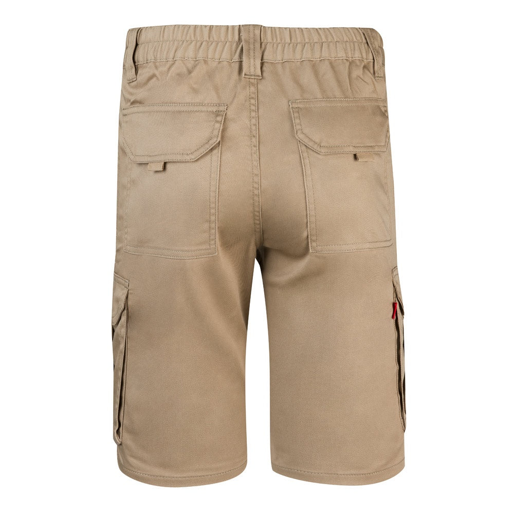 VL HEBE promotional sports garment in light natural (detail view) with custom logo branding