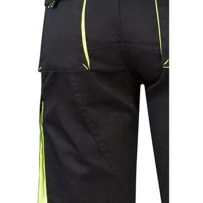 VL HEMERA promotional sports garment in black/yellow with custom logo branding