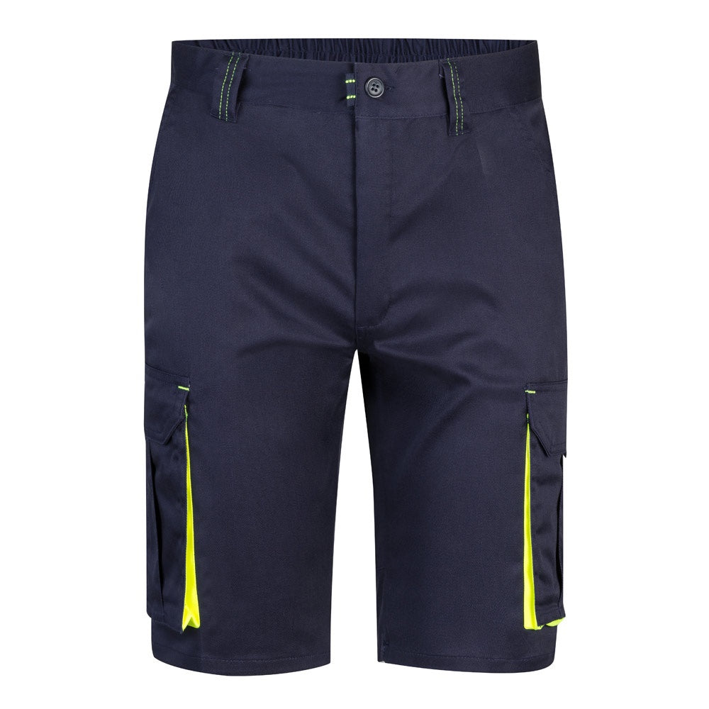 VL HEMERA promotional sports garment in navy blue/yellow with custom logo branding