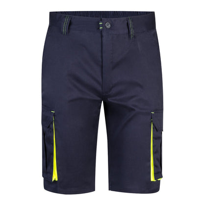 VL HEMERA promotional sports garment in navy blue/yellow with custom logo branding