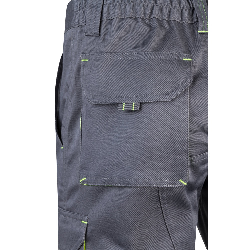 VL HEMERA promotional sports garment in grey/yellow with custom logo branding