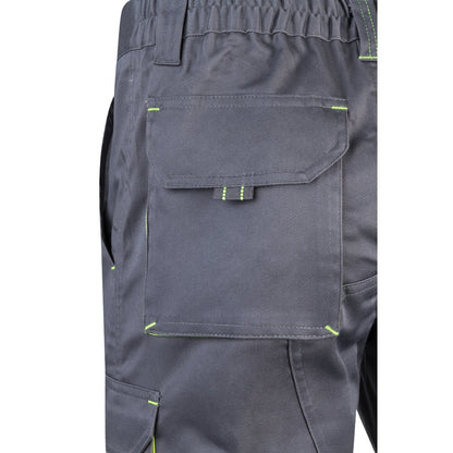 VL HEMERA promotional sports garment in grey/yellow with custom logo branding