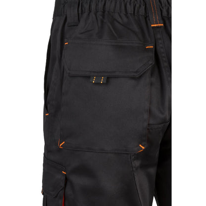 VL HEMERA promotional sports garment in black/orange with custom logo branding