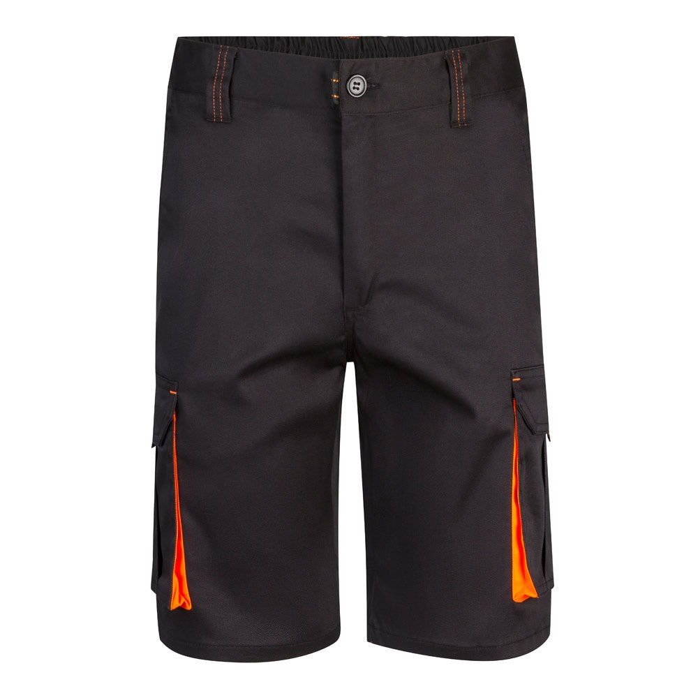 VL HEMERA promotional sports garment in black/orange with custom logo branding