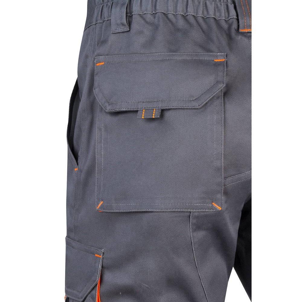 VL HEMERA promotional sports garment in grey/orange with custom logo branding