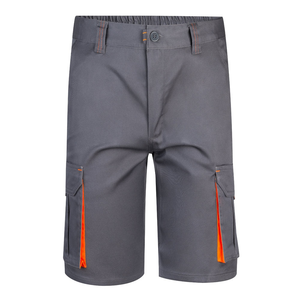 VL HEMERA promotional sports garment in grey/orange with custom logo branding
