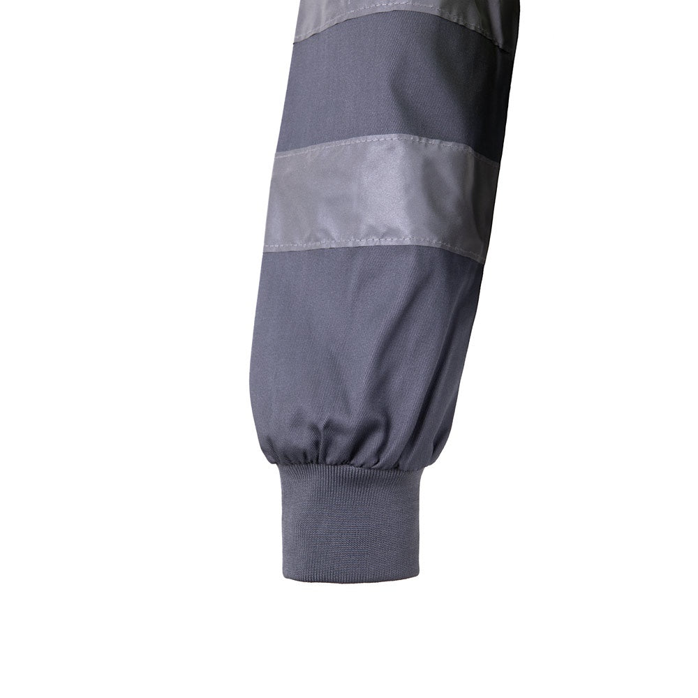 VL NEPTUNE LARGE promotional jacket in grey/yellow with custom logo branding