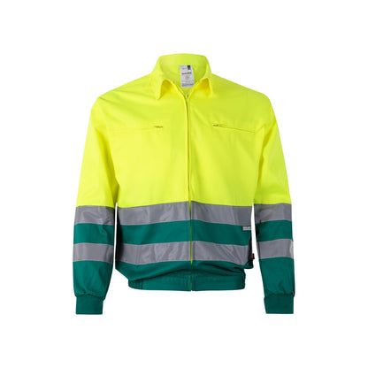 VL NEPTUNE LARGE promotional jacket in green/yellow with custom logo branding