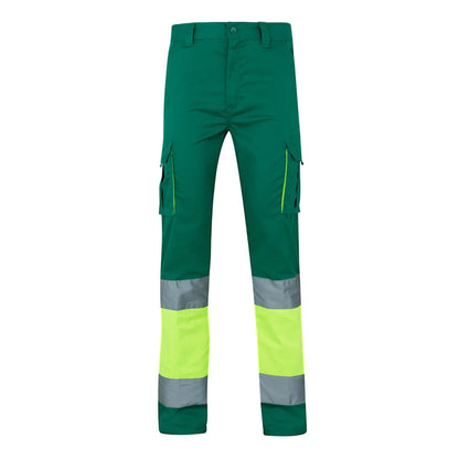 VL ZEUS LARGE promotional workwear garment in green/yellow with custom logo branding