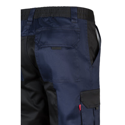 VL NJORD promotional workwear garment in blue with custom logo branding