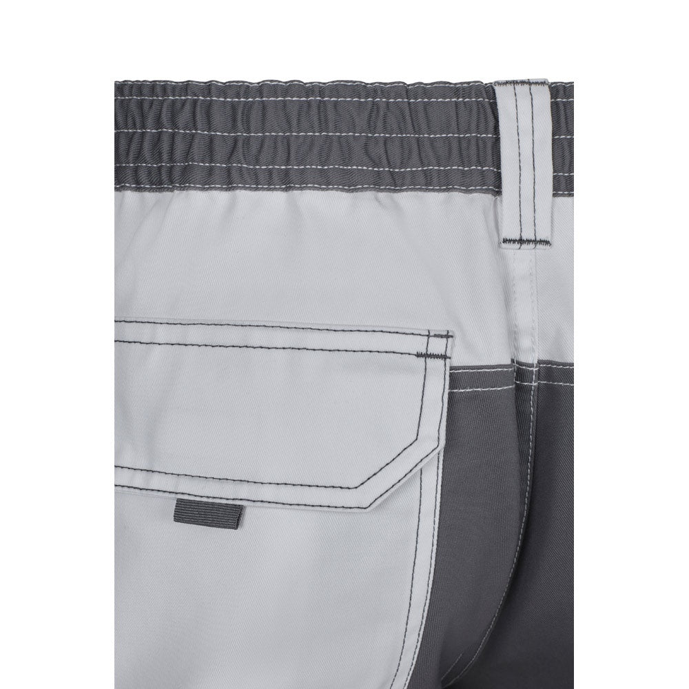 VL NJORD promotional workwear garment in white with custom logo branding