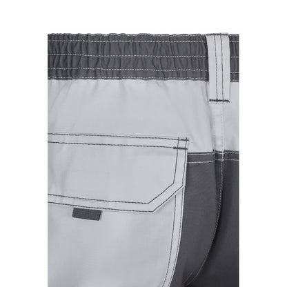 VL NJORD promotional workwear garment in white with custom logo branding