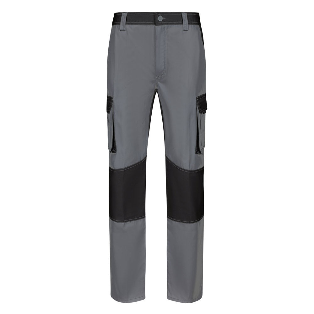 VL NJORD promotional workwear garment in grey with custom logo branding