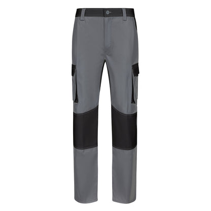VL NJORD promotional workwear garment in grey with custom logo branding