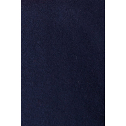 VL SVAROG promotional sweatshirt in navy blue / red (detail view) with custom logo branding