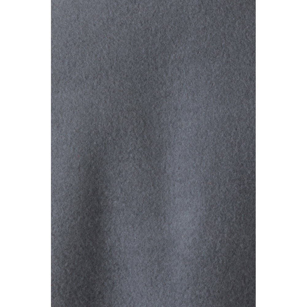 VL SVAROG promotional sweatshirt in grey / red (detail view) with custom logo branding