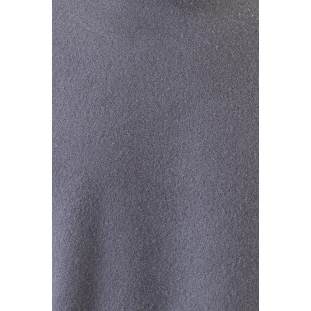 VL SVAROG promotional sweatshirt in grey / green (detail view) with custom logo branding