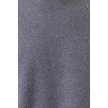 VL SVAROG promotional sweatshirt in grey / green (detail view) with custom logo branding