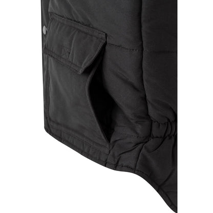 VL MEFITIS promotional jacket in black with custom logo branding