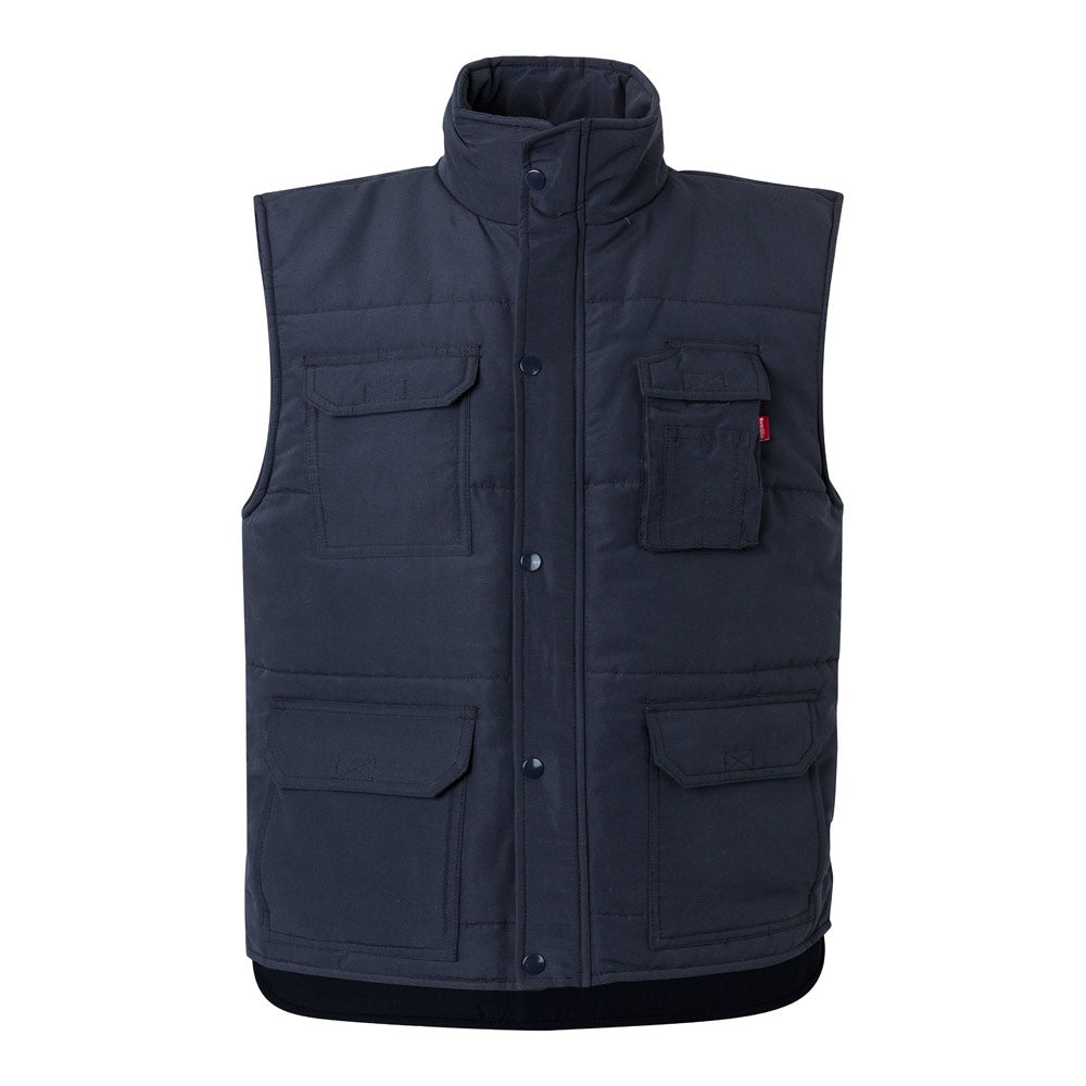 VL MEFITIS promotional jacket in navy blue with custom logo branding