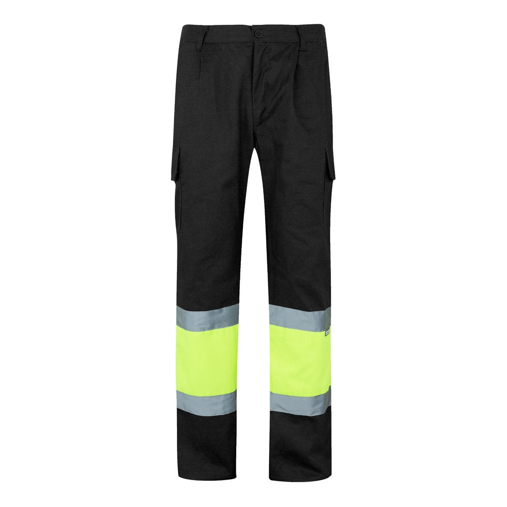 VL ATHENA promotional workwear garment in black/yellow with custom logo branding