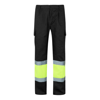 VL ATHENA promotional workwear garment in black/yellow with custom logo branding