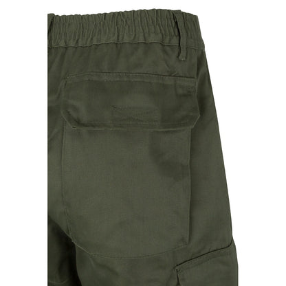 VL ATHENA promotional workwear garment in army green/yellow with custom logo branding