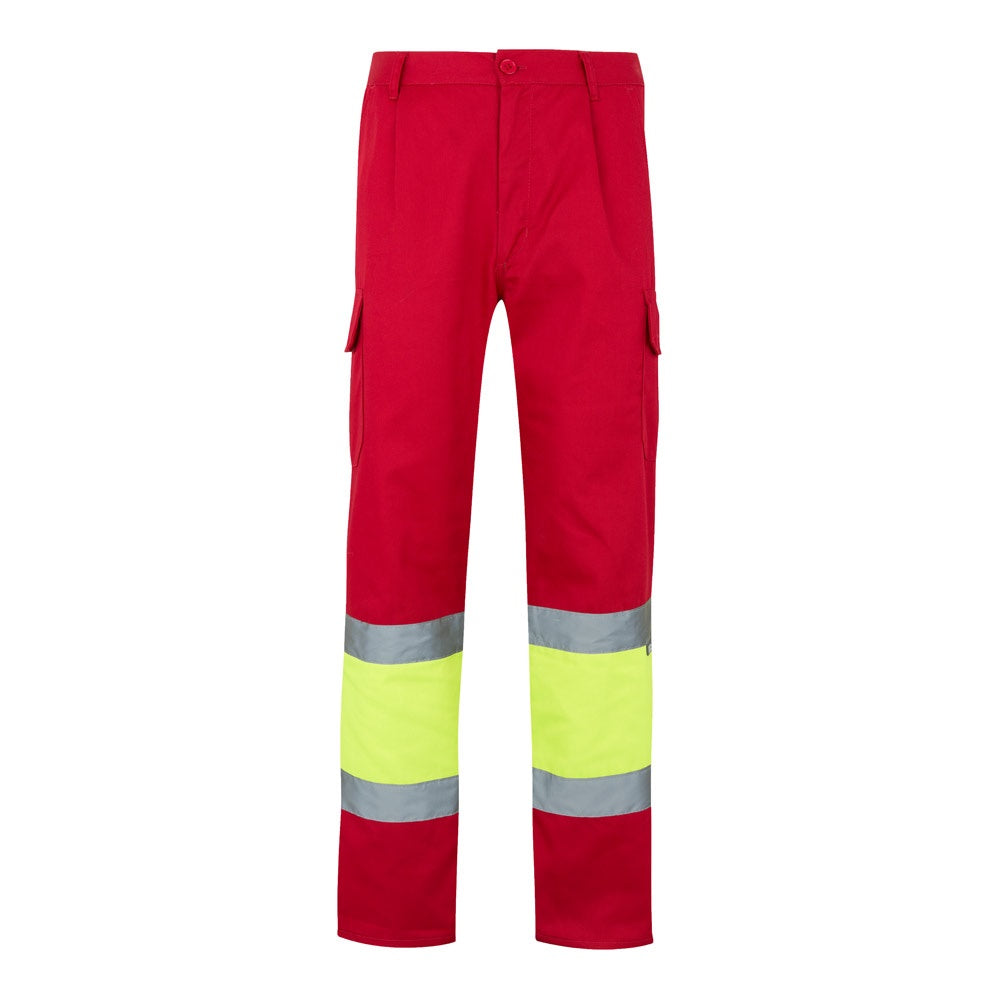 VL POSEIDON promotional workwear garment in red/yellow with custom logo branding