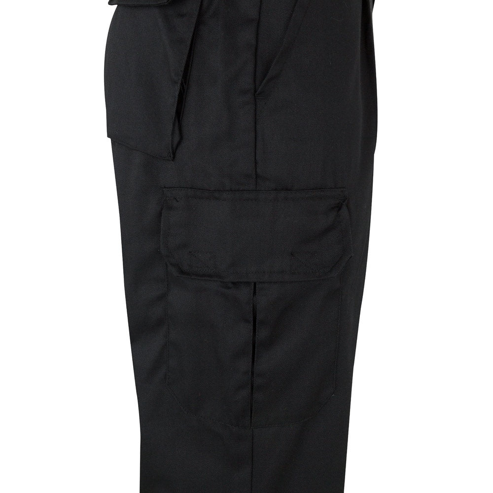 VL POSEIDON LARGE promotional workwear garment in black/yellow (detail view) with custom logo branding