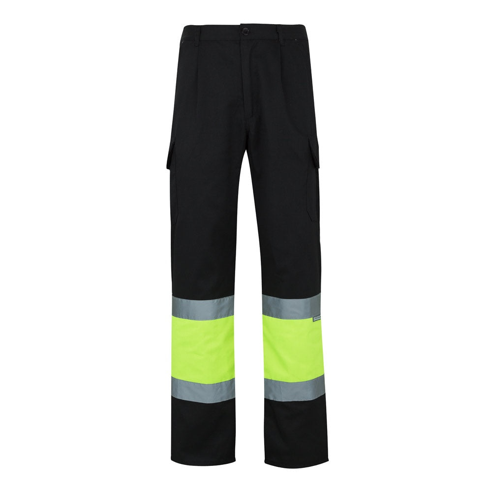 VL POSEIDON LARGE promotional workwear garment in black/yellow with custom logo branding