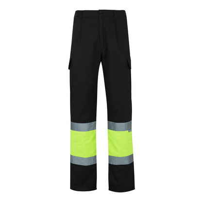 VL POSEIDON LARGE promotional workwear garment in black/yellow with custom logo branding