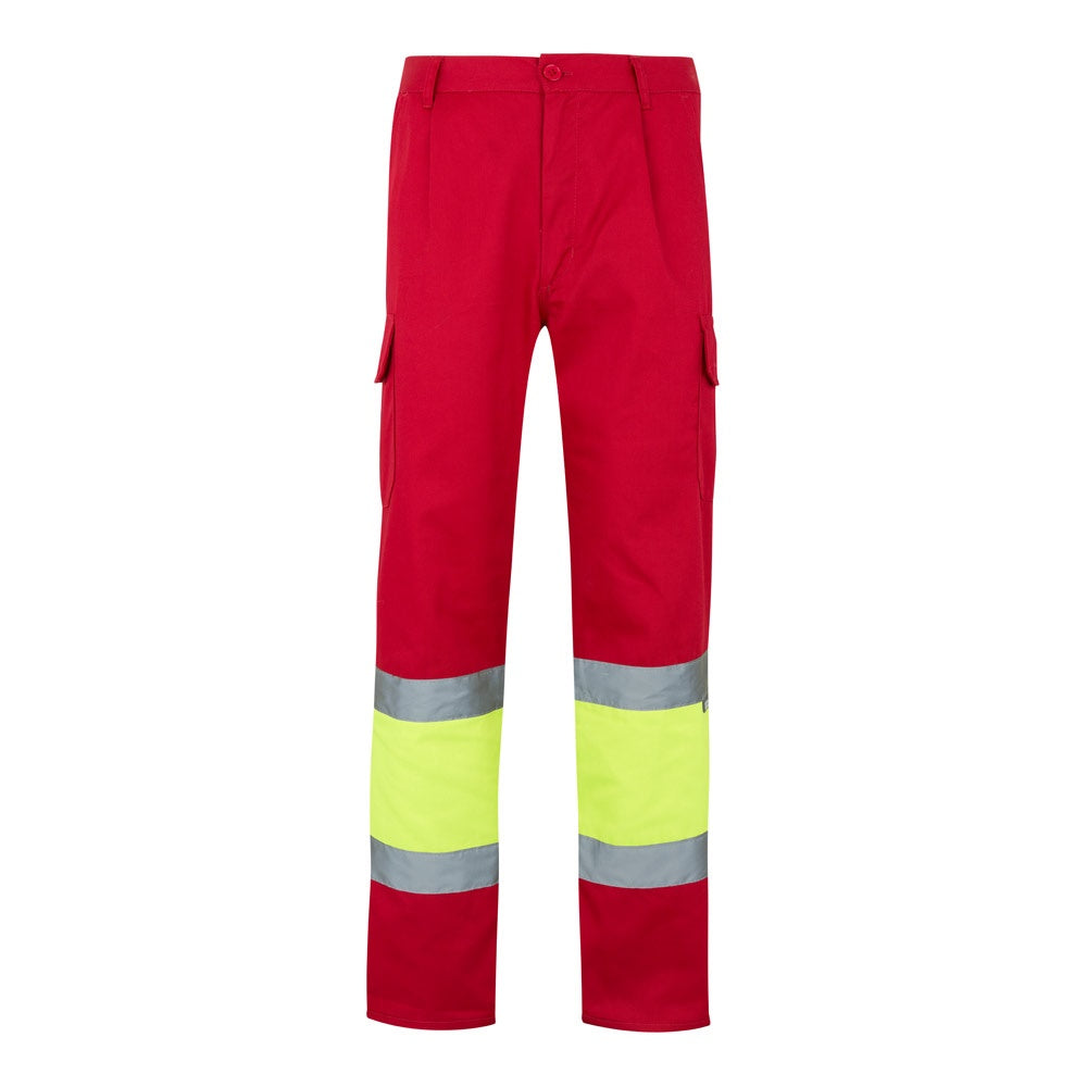 VL POSEIDON LARGE promotional workwear garment in red/yellow with custom logo branding