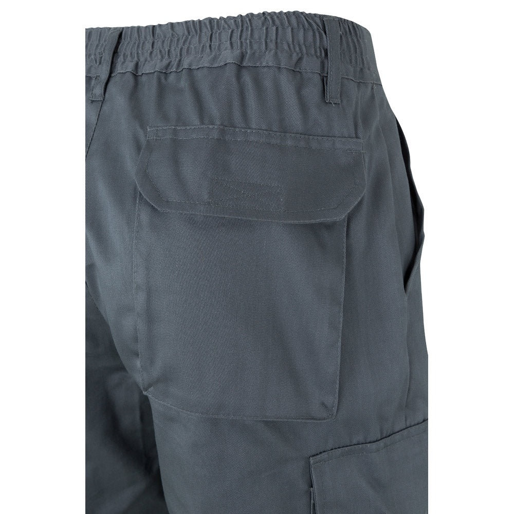 VL POSEIDON LARGE promotional workwear garment in grey/yellow with custom logo branding