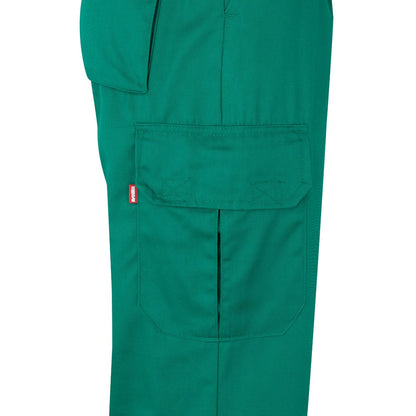VL POSEIDON LARGE promotional workwear garment in green/yellow (detail view) with custom logo branding