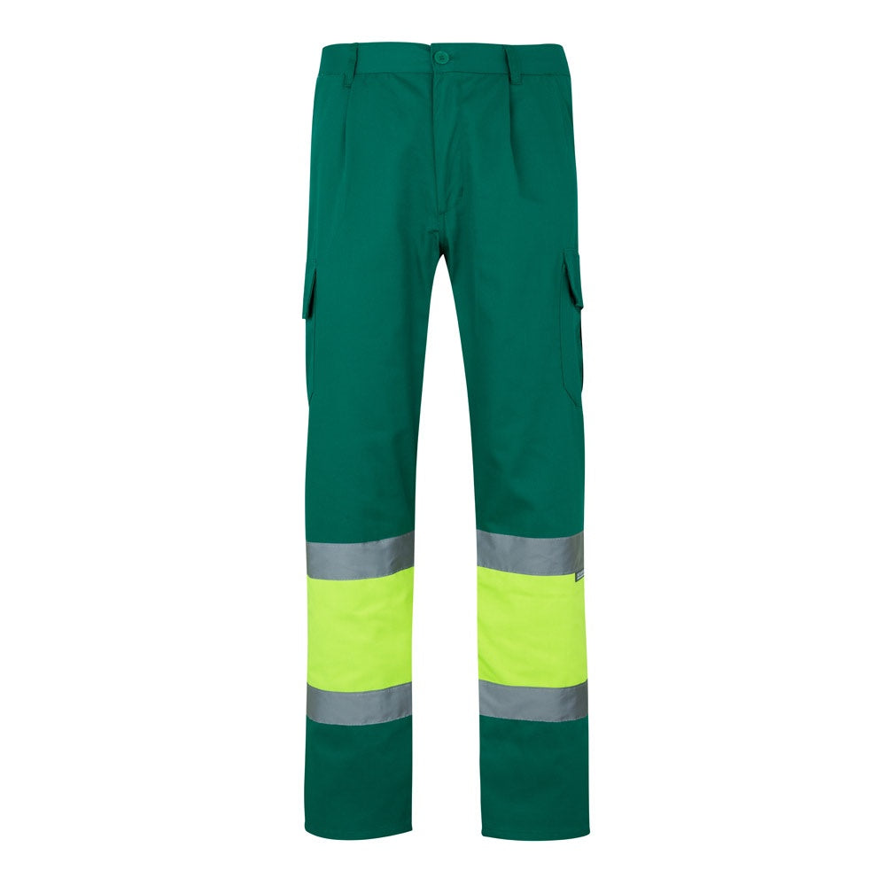 VL POSEIDON LARGE promotional workwear garment in green/yellow with custom logo branding