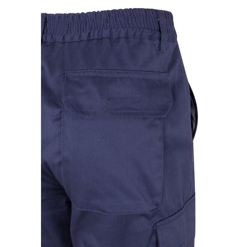VL POSEIDON LARGE promotional workwear garment in navy blue/orange with custom logo branding