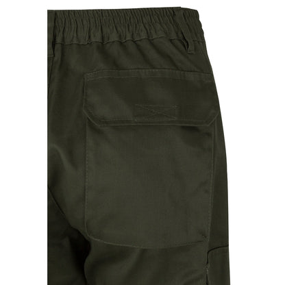 VL POSEIDON LARGE promotional workwear garment in army green/yellow with custom logo branding