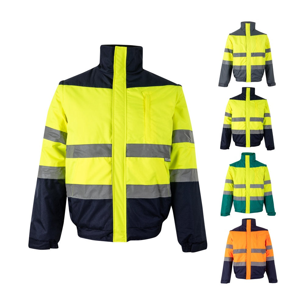 VL JUPITER LARGE promotional jacket (complete set view) with custom logo branding