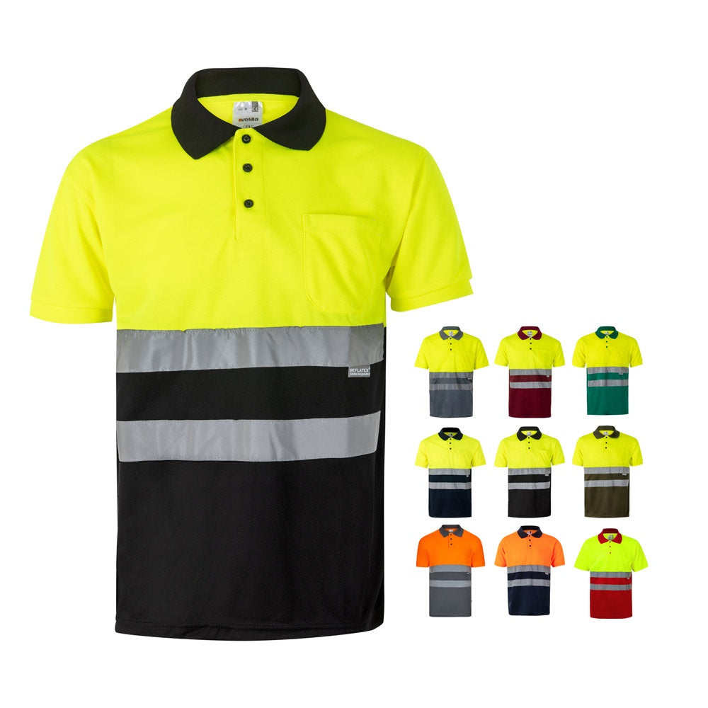 VL CUPID LARGE promotional polo shirt (complete set view) with custom logo branding