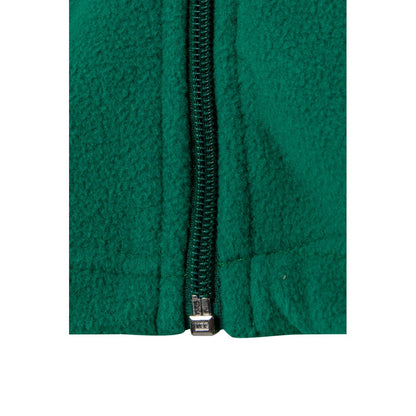 VL EROS promotional jacket in green/yellow (detail view) with custom logo branding