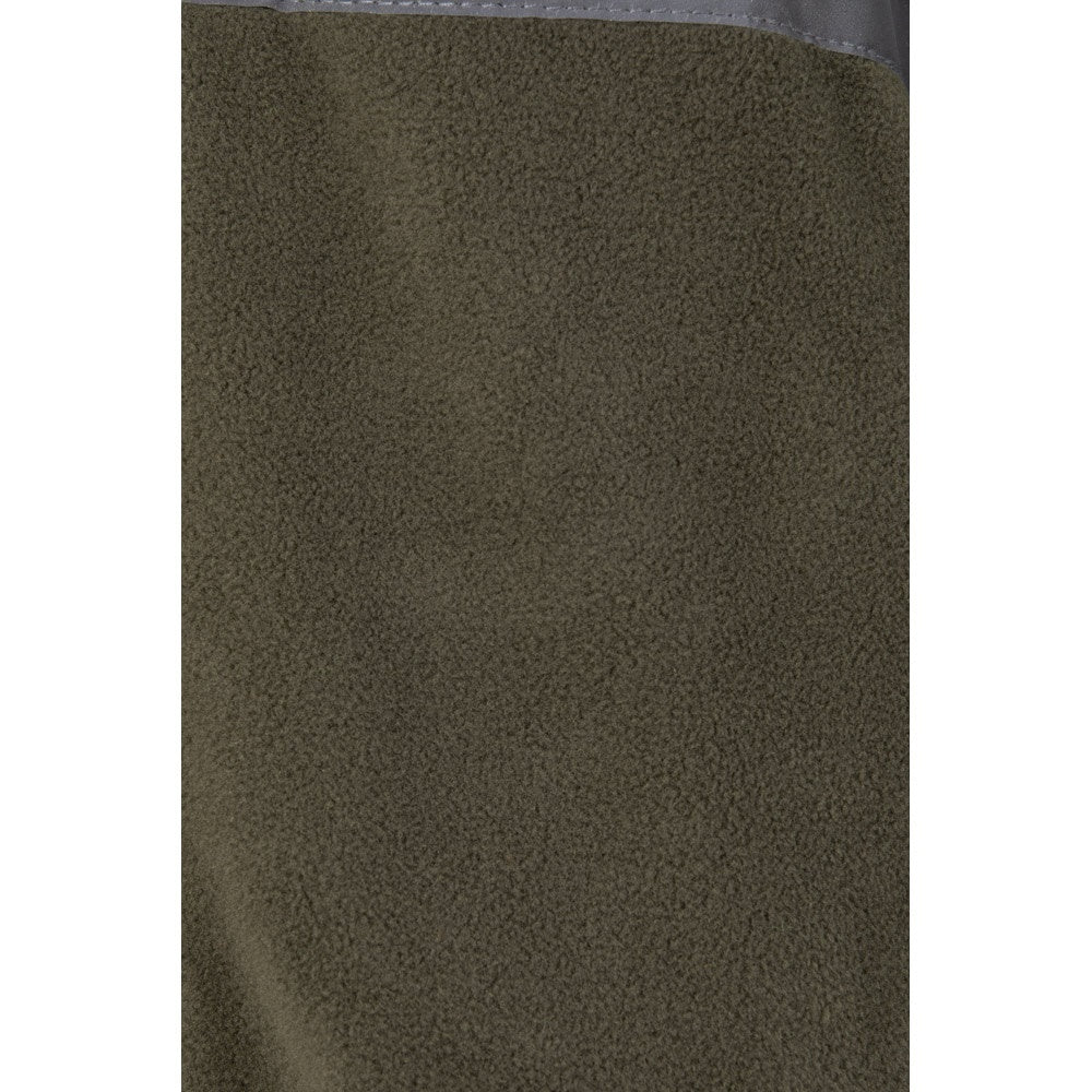 VL EROS promotional jacket in army green/yellow with custom logo branding