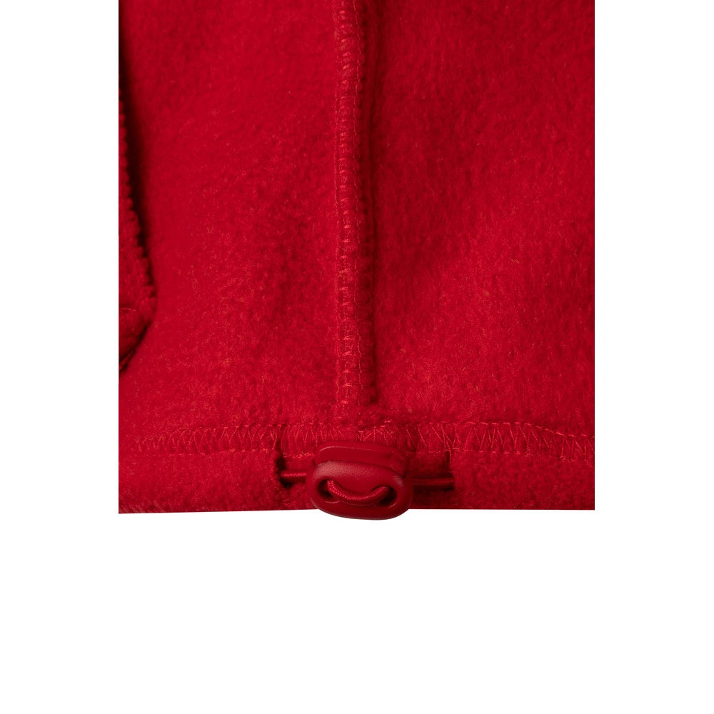 VL EROS LARGE promotional jacket in red/yellow (detail view) with custom logo branding