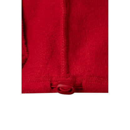 VL EROS LARGE promotional jacket in red/yellow (detail view) with custom logo branding