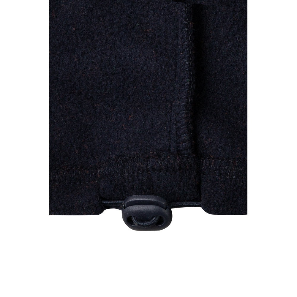 VL EROS LARGE promotional jacket in navy blue/orange (detail view) with custom logo branding